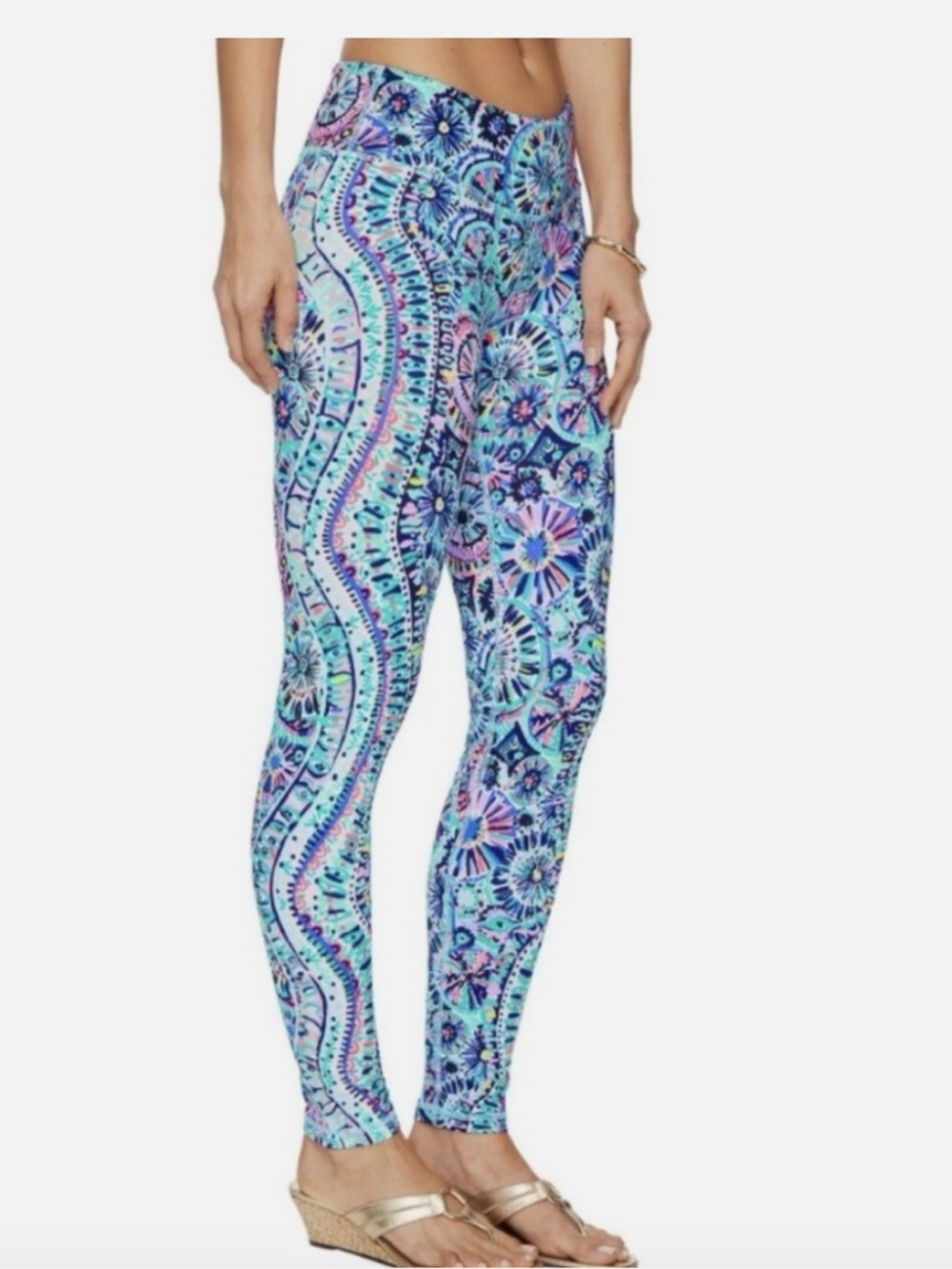 Lilly Pulitzer LUXLETIC Weekender The Swim Engineered Legging - Sz XS